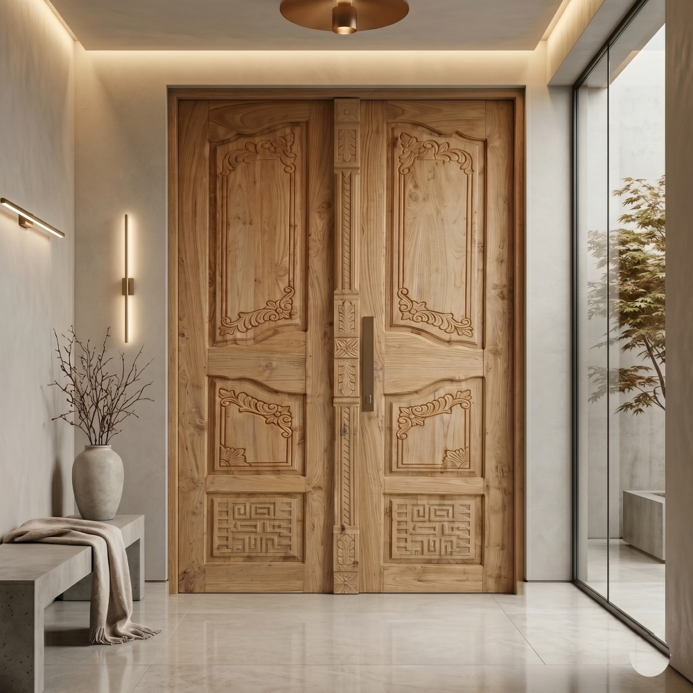 Premium Teak Door D5